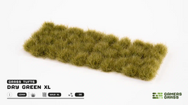 GAMERS GRASS : DRY GREEN 12MM TUFTS