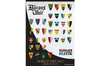 WARGAMES ATLANTIC - BARON'S WAR - SHIELD DECALS (03) SERJEANTS 03