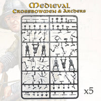 VICTRIX MINIATURES - VXM007 MEDIEVAL CROSSBOWMEN & ARCHERS