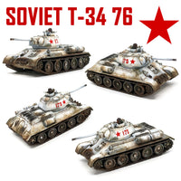 VICTRIX MINIATURES - SOVIET T34 76/85