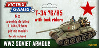 VICTRIX MINIATURES - SOVIET T34 76/85