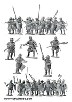 VICTRIX MINIATURES - VXM006 MEDIEVAL FOOT SERGEANTS