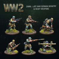 VICTRIX MINIATURES - VW2001 GERMAN INFANTRY AND HEAVY WEAPONS