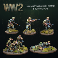 VICTRIX MINIATURES - VW2001 GERMAN INFANTRY AND HEAVY WEAPONS