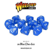 BOLT ACTION : 10 X D10 DICE BLUE