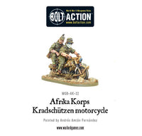 BOLT ACTION : AFRIKA KORPS KRADSCHUTZEN MOTORCYCLE