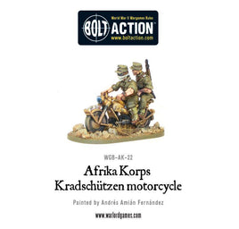 BOLT ACTION : AFRIKA KORPS KRADSCHUTZEN MOTORCYCLE