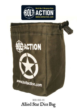 BOLT ACTION : DICE BAG - ALLIED STAR
