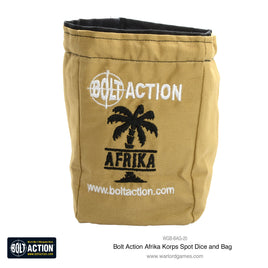 BOLT ACTION : DICE BAG - AFRIKA KORPS