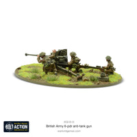 BOLT ACTION :  BRITISH ARMY 6 POUNDER ANTI-TANK GUN