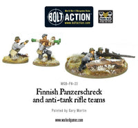 BOLT ACTION : FINNISH PANZERSCHRECK AND ANTI-TANK RIFLE TEAMS