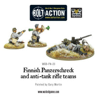 BOLT ACTION : FINNISH PANZERSCHRECK AND ANTI-TANK RIFLE TEAMS