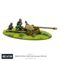 BOLT ACTION : WAFFEN-SS 75MM PAK 40 ANTI-TANK GUN