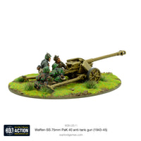 BOLT ACTION : WAFFEN-SS 75MM PAK 40 ANTI-TANK GUN