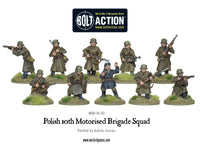 BOLT ACTION : POLISH 10TH MOTORISED BRIGADE SQUAD