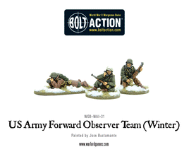 BOLT ACTION : US ARMY FORWARD OBSERVER TEAM (WINTER)