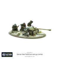 BOLT ACTION : GERMAN HEER 75MM PAK 40 ANTI-TANK GUN (WINTER)