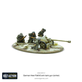 BOLT ACTION : GERMAN HEER 75MM PAK 40 ANTI-TANK GUN (WINTER)