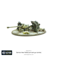 BOLT ACTION : GERMAN HEER 75MM PAK 40 ANTI-TANK GUN (WINTER)