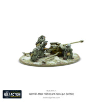 BOLT ACTION : GERMAN HEER 75MM PAK 40 ANTI-TANK GUN (WINTER)