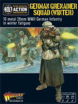 BOLT ACTION : GERMAN GRENADIERS IN WINTER CLOTHING SQUAD