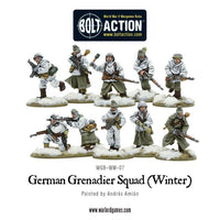 BOLT ACTION : GERMAN GRENADIERS IN WINTER CLOTHING SQUAD