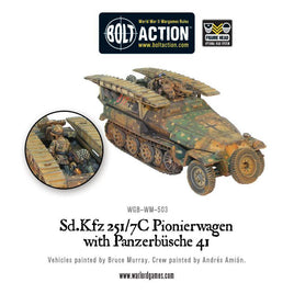 BOLT ACTION : SD.KFZ 251/7C PIONIERWAGEN WITH PANZERBUCHSE 41