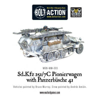 BOLT ACTION : SD.KFZ 251/7C PIONIERWAGEN WITH PANZERBUCHSE 41
