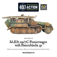 BOLT ACTION : SD.KFZ 251/7C PIONIERWAGEN WITH PANZERBUCHSE 41