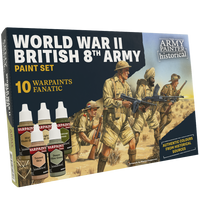 ARMY PAINTER - WARPAINTS HISTORICAL  - WWII BRITISH 8TH ARMY PAINT SET