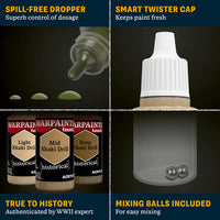 ARMY PAINTER - WARPAINTS HISTORICAL  - WWII BRITISH 8TH ARMY PAINT SET