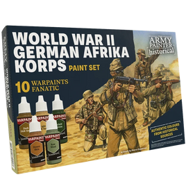 ARMY PAINTER - WARPAINTS HISTORICAL  - WWII GERMAN AFRIKA KORPS PAINT SET