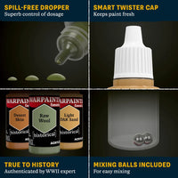 ARMY PAINTER - WARPAINTS HISTORICAL  - WWII GERMAN AFRIKA KORPS PAINT SET