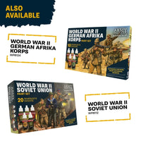 ARMY PAINTER - WARPAINTS HISTORICAL  - WWII GERMAN AFRIKA KORPS PAINT SET