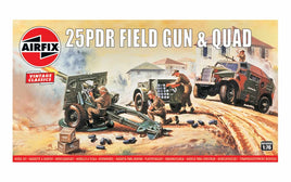 AIRFIX - A01305V 25PDR FIELD GUN & QUAD 1/76