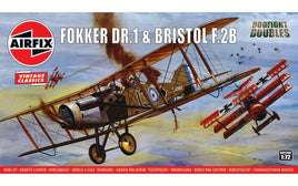 AIRFIX - A02141V FOKKER DR.1 & BRISTOL F.2B DOGFIGHT DOUBLE 1/72