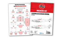 AIRFIX - A65009 MASKING SET - MESSERSCHIMTT BF109 1/24