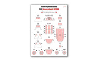 AIRFIX - A65009 MASKING SET - MESSERSCHIMTT BF109 1/24