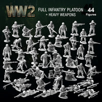 VICTRIX MINIATURES - VW2001 GERMAN INFANTRY AND HEAVY WEAPONS