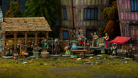 WARGAMES ATLANTIC - CLASSIC FANTASY - VILLAGERS (2) : ELVES & DWARVES