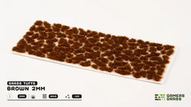 GAMERS GRASS : BROWN 2MM TUFTS