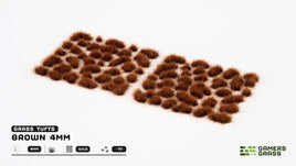 GAMERS GRASS : BROWN 4MM TUFTS