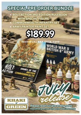 BRITISH COMMONWEALTH ARMY PRE ORDER BUNDLE ** NEW & IMPROVED **