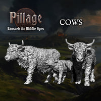 VICTRIX MINIATURES - VXE014 MEDIEVAL FARM ANIMALS
