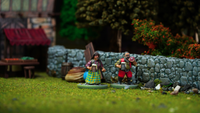 WARGAMES ATLANTIC - CLASSIC FANTASY - VILLAGERS (2) : ELVES & DWARVES