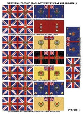 VICTRIX MINIATURES - VXF0001 BRITISH SET OF REGIMENTAL COLOURS