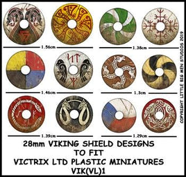 VICTRIX MINIATURES - VIK 1 VIKING SHIELD DESIGNS 1