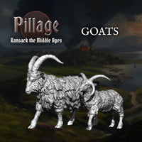 VICTRIX MINIATURES - VXE014 MEDIEVAL FARM ANIMALS