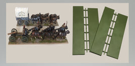 RENEDRA WARGAMING BASES LIMBER/WAGON BASES 230 X 50MM & 210 X 50MM (2 OF EACH)