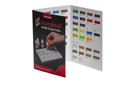 AIRFIX - P1159 HUMBROL ACRYLIC COLOUR CHART WITH HI-SPEC PRINTING